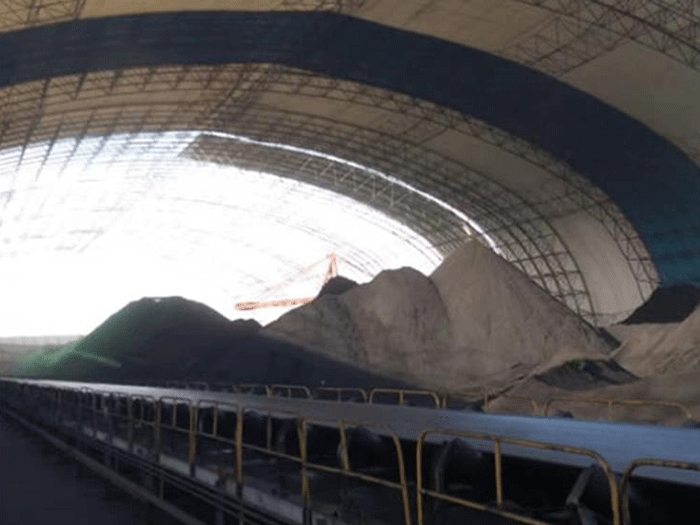 漳平煤棚料仓网架